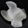 Beautiful 1950's - 1960's Lalique Crystal Sparrow Paperweight Signed on Base