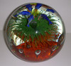Fabulous 1950s-1960s Murano Glass Globe with Dolphins, Fish, Plants & Bubbles