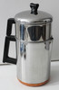 Rare 1950's Thermic Ray Stainless Steel & Copper 8-Cup Stove Top Drip Coffee Maker