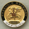 Numbered 1965 Freehold Raceway Track Official Badge