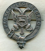 Extremely Rare Ca. 1880 - 87 1st Perthshire Rifle Volunteer's NCO or Piper's Glengarry Badge
