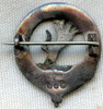 Beautiful Ca. 1952 Clan MacIntosh Badge Edinburgh Date Marked 1952 in Scottish Silver