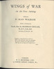 1st Edition 1942 Inscribed "Wings of War" Anthology on Royal Air Force in Excellent Condition