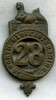 1870s 28th Regiment of Foot, North Gloucestershire Glengarry Cap Badge