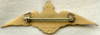 Beautiful WWII RCAF Sweetheart Wing in Gilt Brass and Enamel - Maker Marked BIRK-ELLIS