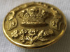 BEING RESEARCHED-1850's-60's Victorian British Wellington Regimental Button-NOT FOR SALE UNTIL ID'd