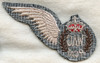Scarce Circa 1944-45 Royal Canadian Air Force Wireless Air Gunner Wing in Flared Wing Pattern Large