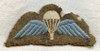 Scarce WWII British Army Parachute Qualified Jump Wing Removed from Tunic