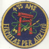 1960s US Air Force 475th Air Maintenance Squadron Okinawan-Made Patch Purplish Variant