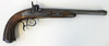 Beautiful Mid-19th C. German Percussion Target Pistol by J. Adam Kuchenreuter of Regensburg