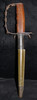 Exceptional Model 1917 US Army Trench Fighting Knife. Superb Paint on Scabbard