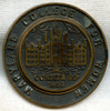 Large Circa 1900 Bronze Pin-Back Badge for Maryand College for Women in Lutherville, MD