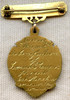 Lovely Ca 1915 Gloucester, MA School Department Sawyer Medal for Scholarship & Conduct