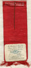 Nice 1897 Franklin, New Jersey Annual Fire Parade Ribbon