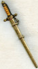 1920's Period German Weimar Republic Naval Officer Miniature Dagger with Ext. Rare Portapee