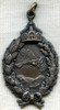 WWI Engraved Prussian Pilot Badge Pendant Named to Lt. R. Hilbenz