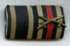 WWI German Ribbon Bar with Two Crossed Swords