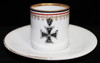 Beautiful Early WWI Imperial German Patriotic Demitasse with Iron Cross