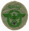 Scarce WWII Nazi Germany Schutzpolizei Summer Weight Sleeve Eagle from Kassel