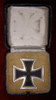 Beautiful WWII CASED Iron Cross First Class Minty