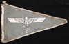 WWII Nazi Wehrmacht Command Car Pennant "As Liberated" by a member of Patton's 3rd Army