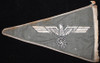 WWII Nazi Wehrmacht Command Car Pennant "As Liberated" by a member of Patton's 3rd Army