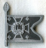 WWII Wehrmacht Motorized Pioneer Regiment Standart (Regimental Flag) Tinnie