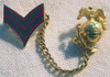 1930's USMC Corporal Sweetheart Pin with China Marine EGA