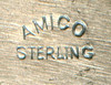 Scarce WWII AMICO USAAF Navigator Wing with Beautiful Hand-Chased Details