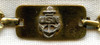WWII USN Sweetheart Bracelet in Gold-Plated Sterling with CPO Emblem