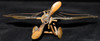 Wonderful, WWI Trench Art Miniature German Eindecker Aircraft in Brass & Copper