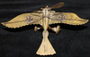 Wonderful, WWI Trench Art Miniature German Eindecker Aircraft in Brass & Copper