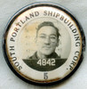 Early WWII South Portland (Maine) Shipbulding Corp. Worker ID Badge