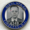 Early 1940's Diehl Manufacturing Co Worker Badge from Finderne New Jersey