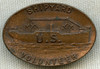 WWI Shipyard Volunteer Lapel Badge by Whitehead & Hoag Co Newark NJ