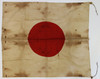 Very Cool Smallish WWII Japanese Personal Flag Captured on Okinawa with Photos
