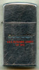Nice 1963 Slim Zippo for USS Outagamie County LST-1073. Factory Engraved on Both Sides