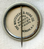 1931 Pilot Homecoming Celluloid Pin for John Polando Lynn, Massachusetts Long Distance Record Setter