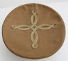 Beautiful WWI USMC Officer Undress Visor Hat (Cover) in Summer Khaki Cotton with Early EG&A