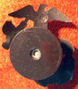 Nice Circa 1943 USMC EM Cap Badge in Plastic with Triangle 3 Marking