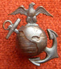 WWII US Marine Corps Officers Collar Insignia by Meyer