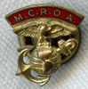 Scarce 1920s US Marine Corps Reserve Officers Association (MCROA) Lapel Pin