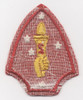 2nd Marine Division (MAR) Shoulder Patch with Yellow Hand on Felt