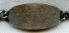 Beautiful Sterling WWII USMC ID Bracelet Given by Sweetheart in 1944