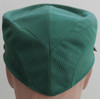 Scarce WWII USMC Women's Reserve Enl. Summer Dress Peppermint Green Visor w/ RARE Sterling Hat Badge