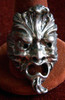 Classic 1960s Sterling Biker Ring in Pagan 'Green Man' Design