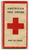 WWII American Red Cross (ARC) Map of Paris, France