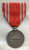 Early WWII Japanese Red Cross Male Member Medal in Silver