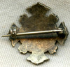 Rare 1947 British American Hospital (La Molina, Peru) Nursing School Graduation Pin in Gilt Silver