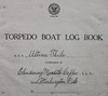 Ca. 1913 Log Book of the Yacht Ultima Thule Written in a Span-Am War Period US Navy Torpedo Log Book